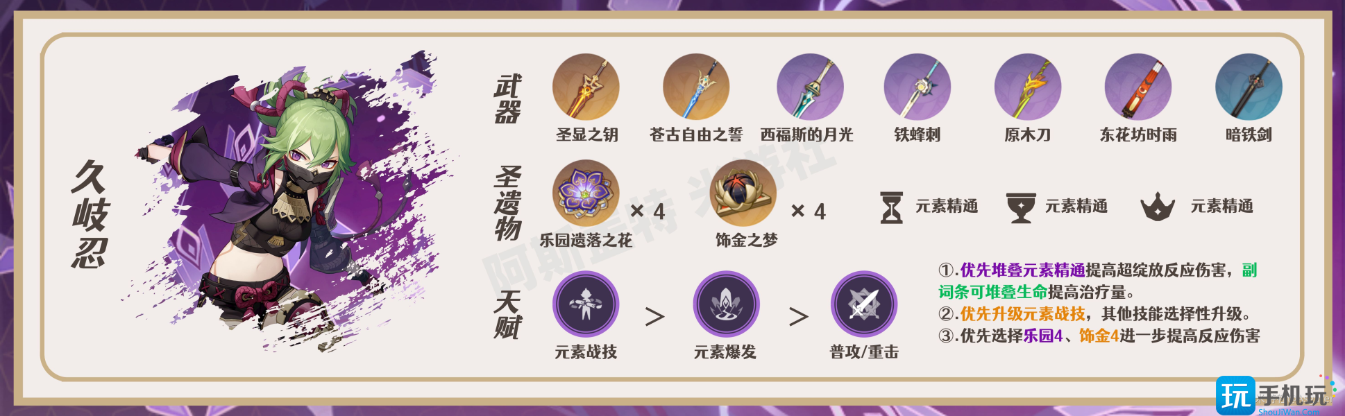 原神瑶瑶角色攻略