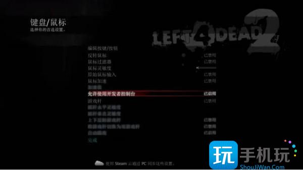 求生之路2控制台怎么打开 控制台打开步骤