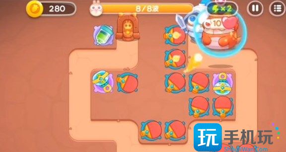 保卫萝卜4饿龙传说17关攻略