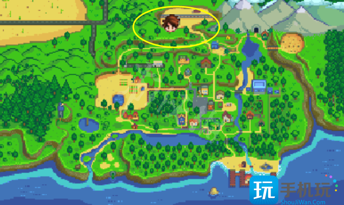 《星露谷物语》温泉在哪里?温泉位置介绍 星露谷物语温泉位置介绍