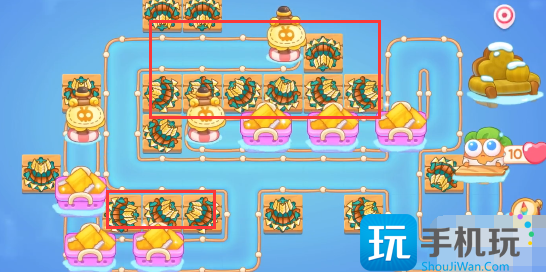 保卫萝卜4天下第一汤第十二关通关攻略