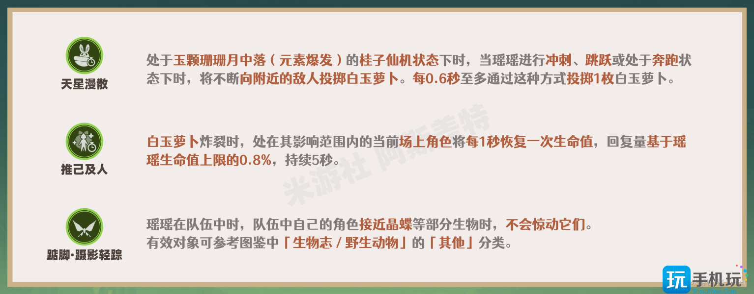 原神瑶瑶角色攻略