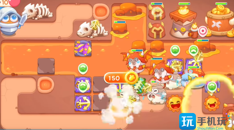 保卫萝卜4饿龙传说32关攻略