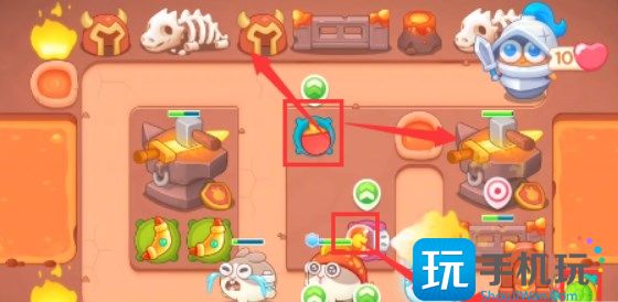 保卫萝卜4饿龙传说52关攻略