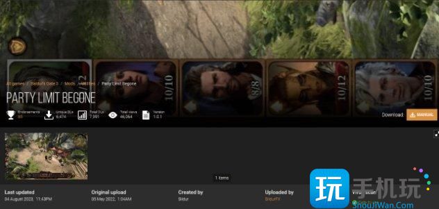 《博德之门3》全队友mod推荐 队伍上限解除mod介绍