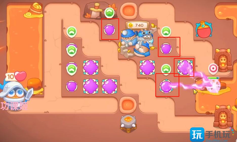 保卫萝卜4饿龙传说45关攻略