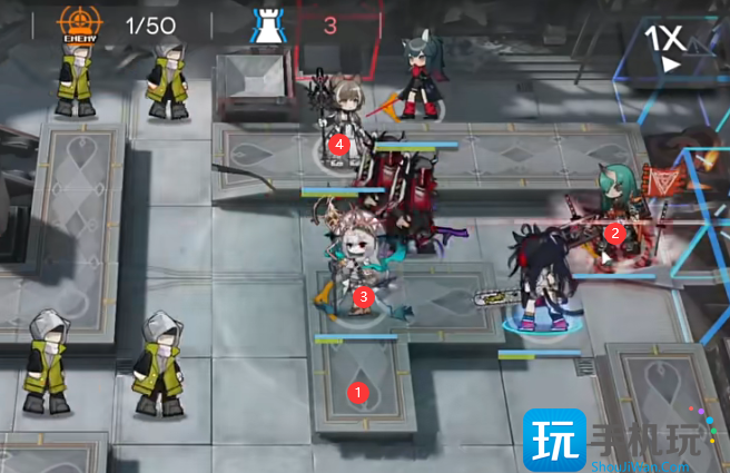 《明日方舟》惊霆无声H12-1挂机攻略