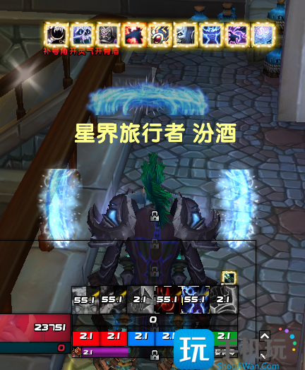 WLK怀旧服WA分享：DK主体战斗界面