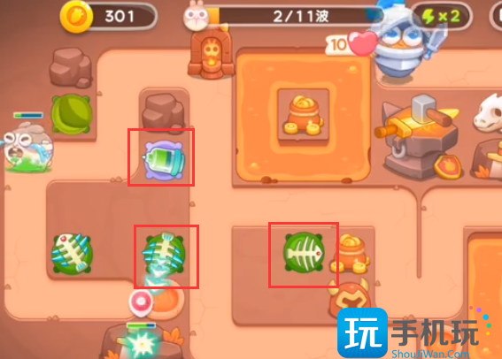 保卫萝卜4饿龙传说40关攻略 饿龙传说第40关图文通关详解 饿龙传说第40关图文通关详解