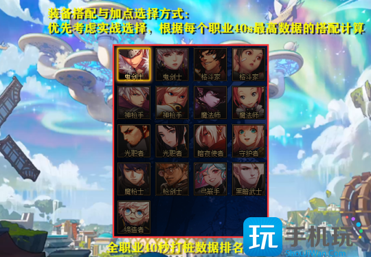 DNF2023年11月职业排行榜