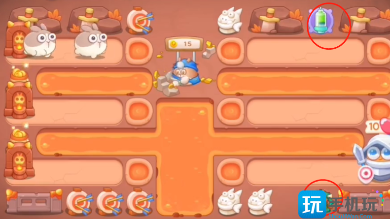 保卫萝卜4饿龙传说第25关满星攻略