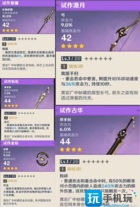 锻造武器适用性与锻造建议