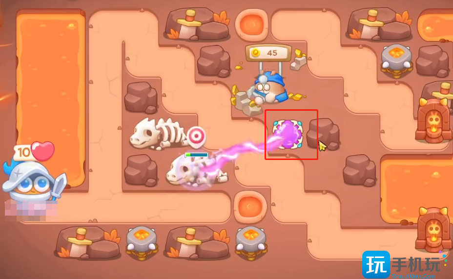 保卫萝卜4饿龙传说45关攻略