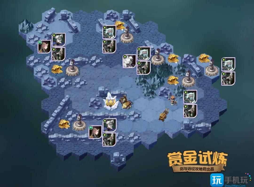 剑与远征亡灵雕骨匠赏金试炼攻略 亡灵雕骨匠试炼之地通关路线推荐