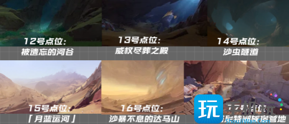 原神千壑沙地观景点位置大全