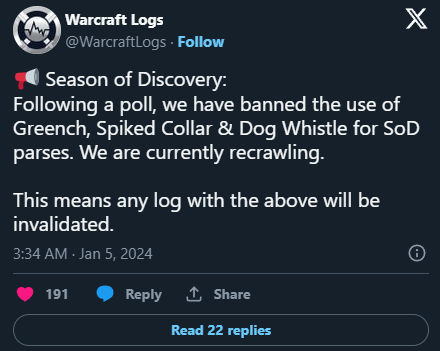 魔兽世界探索赛季WCL规则修改-狗哨等三件神器秒变废品