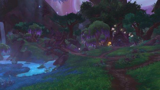 魔兽世界正式服新家园贝拉梅斯曝光-暗夜精灵新家园正在建造