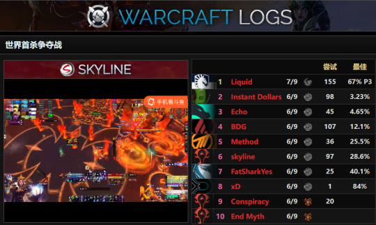 魔兽世界正式服10.2团本战报-Liquid世界首杀斯莫德隆