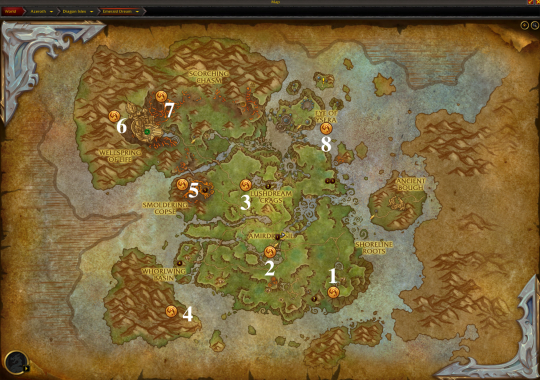 魔兽世界正式服8个驭龙术符文在哪-10.2版本新增的8个驭龙术符文位置