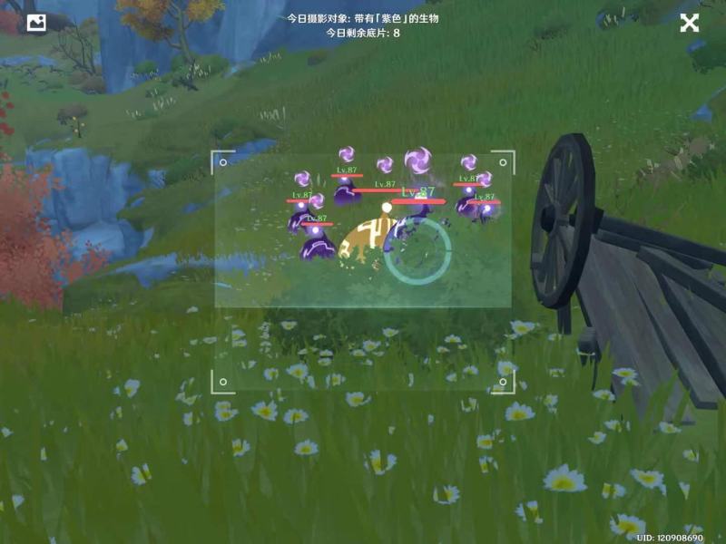 《原神手游》带有紫色的生物在哪拍 福至五彩紫色的生物位置分享