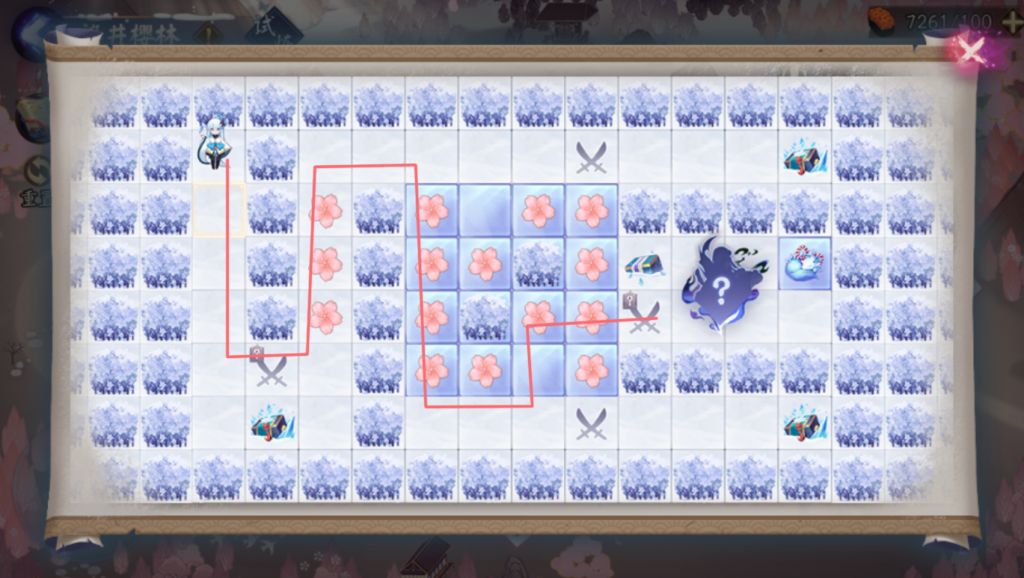 《阴阳师》雪落樱祭路线 雪落樱祭樱林试炼路线图汇总