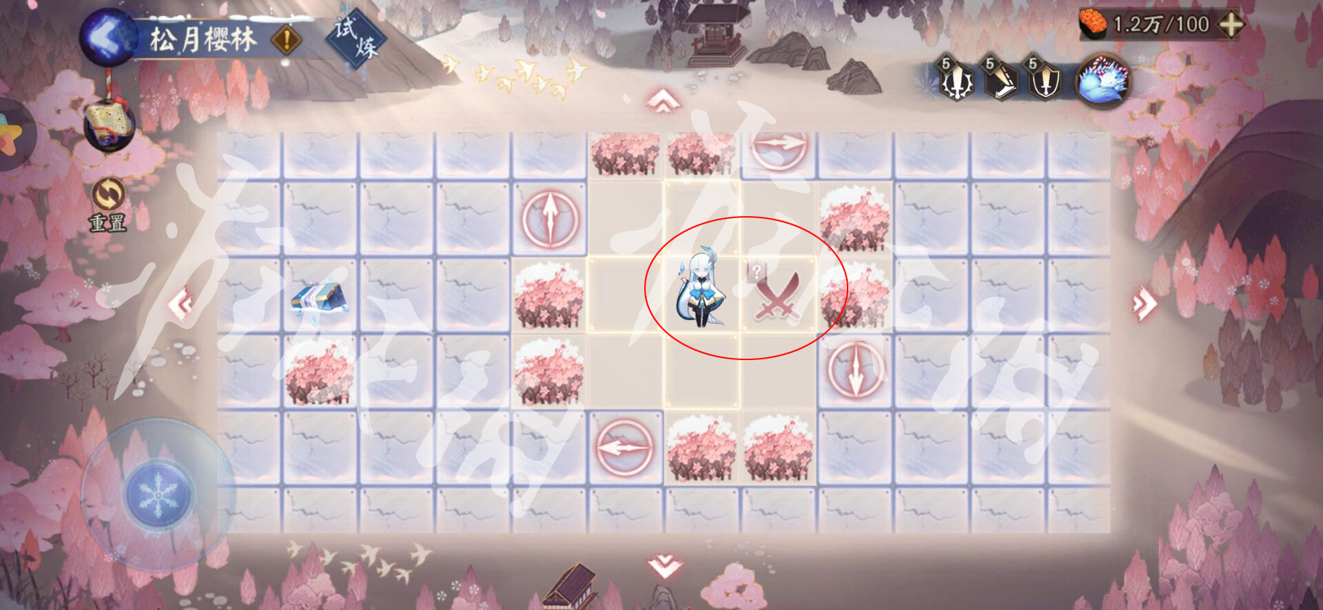 《阴阳师》松月樱林击败全部妖灵 松月樱林全击败路线图