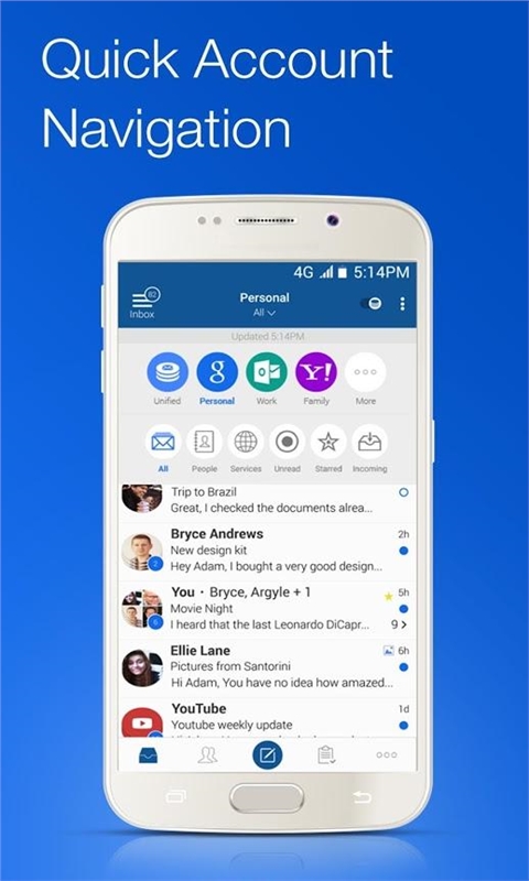 蓝邮BlueMailv1.9.2.8Android版(图1)