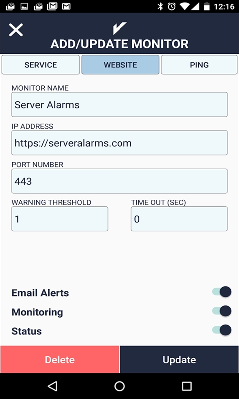 服务器监视Uptimev1.0.1Android版(图4)