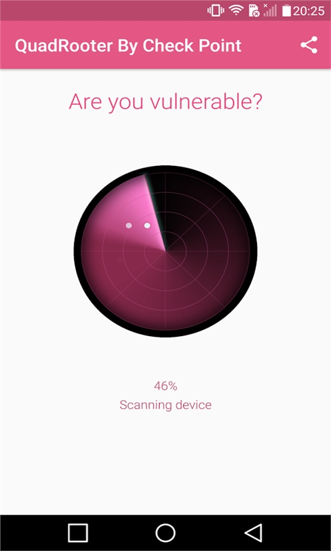 漏洞扫描QuadRooterScannerv1.1Android版(图2)