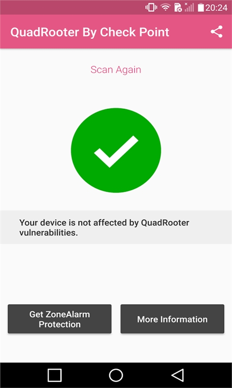 漏洞扫描QuadRooterScannerv1.1Android版(图3)