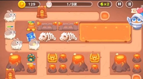 保卫萝卜4饿龙传说13关怎么过-饿龙传说第13关图文攻略