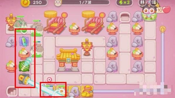 保卫萝卜4秋妃传13关怎么过-秋妃传第13关图文通关步骤