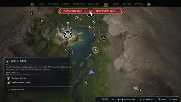 霍格沃茨之遗梅林的试炼怎么过-梅林的试炼图文解密方法