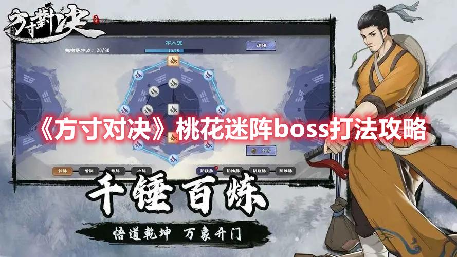 方寸对决桃花迷阵boss怎么过-桃花迷阵boss打法推荐