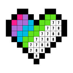 数字填色画画游戏(Color by Number)游戏