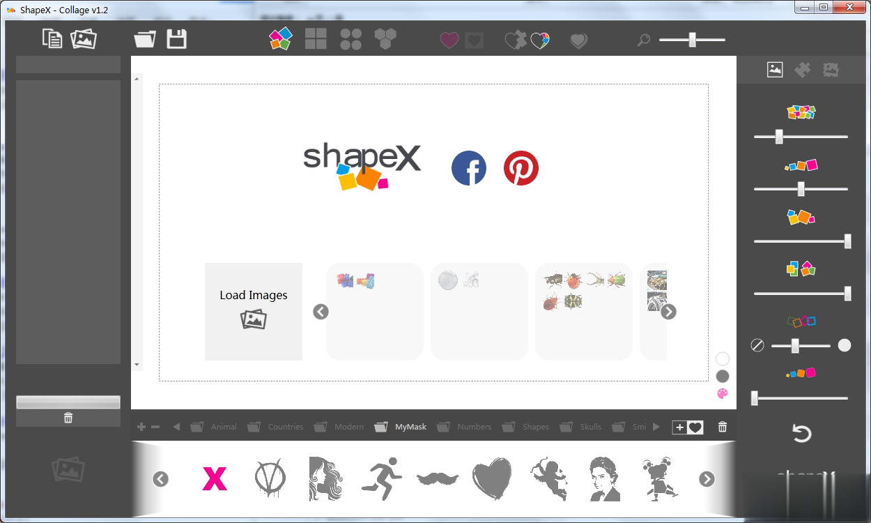 ShapeX(照片拼贴软件)(图1)