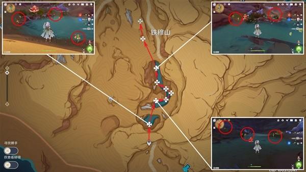 原神4.6悼灵花怎么采集-悼灵花快速采集线路图