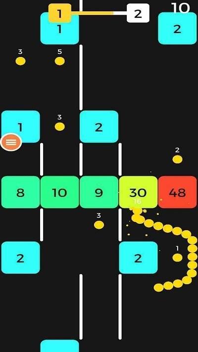 一条蛇撞方块(图2)
