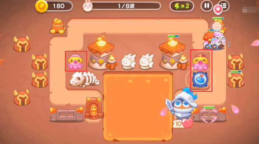 保卫萝卜4饿龙传说第8关怎么过-饿龙传说第8关图文攻略