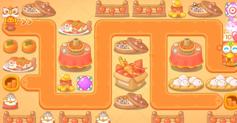 保卫萝卜4新春厨艺秀16关怎么过-新春厨艺秀第16关图文通关攻略