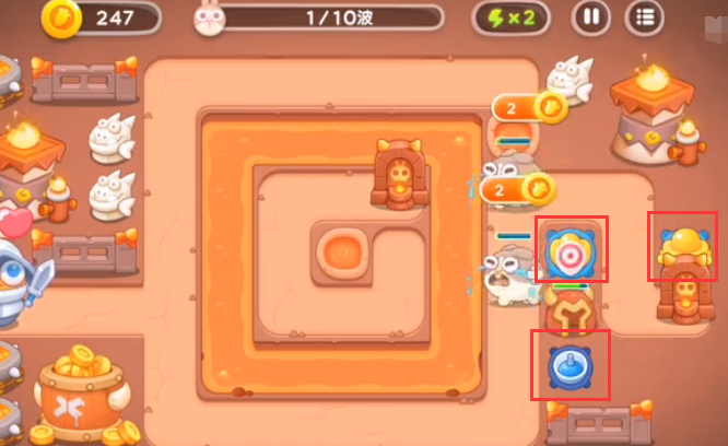 保卫萝卜4饿龙传说38关怎么过-饿龙传说第38关通关攻略