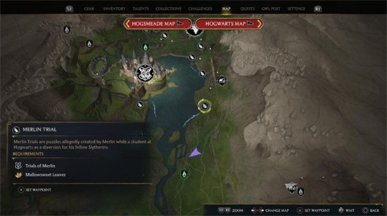 霍格沃茨之遗梅林试炼在哪-梅林的挑战位置解密攻略