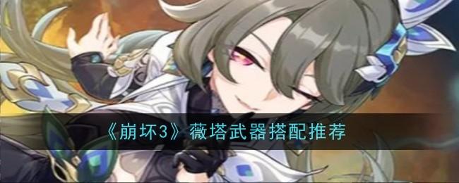 崩坏3薇塔武器怎么搭配-薇塔武器搭配推荐