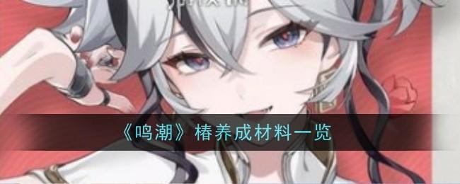 鸣潮椿养成材料是什么-椿养成材料一览