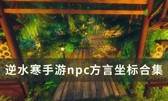 逆水寒手游npc方言位置在哪