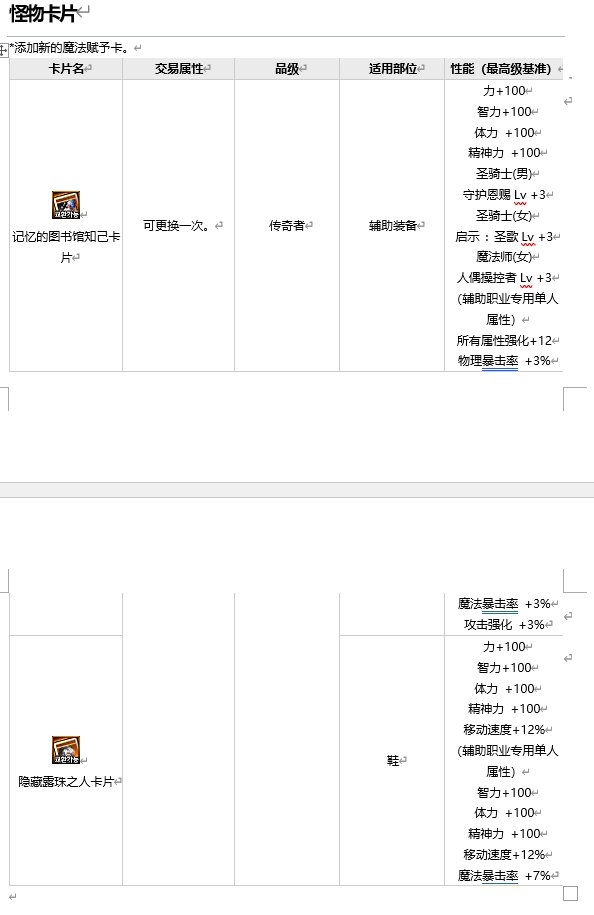 DNF大魔法师的次元回廊新增附魔卡属性是什么-大魔法师的次元回廊新增附魔卡属性一览