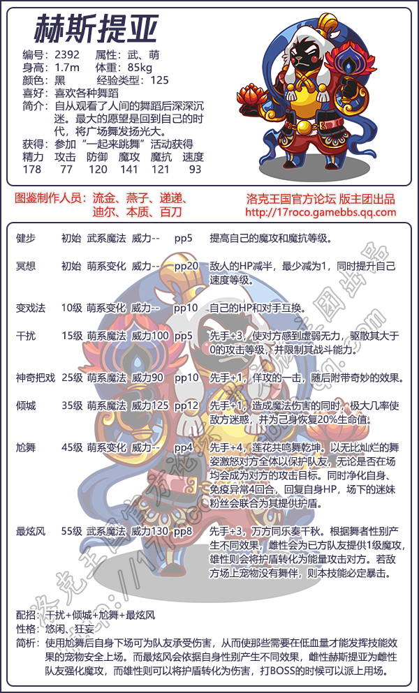 洛克王国赫斯提亚技能怎么样-赫斯提亚技能表一览