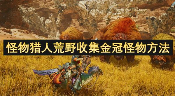 怪物猎人荒野金冠怪物怎么收集-收集金冠怪物方法